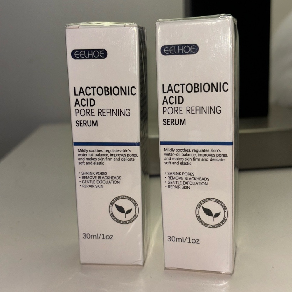 Lot of Two EELHOE Lactobionic Acid Pore Refining Serum  Sealed